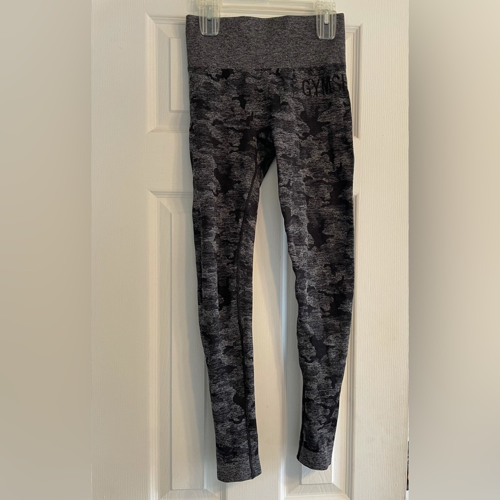 Gymshark black camo leggings